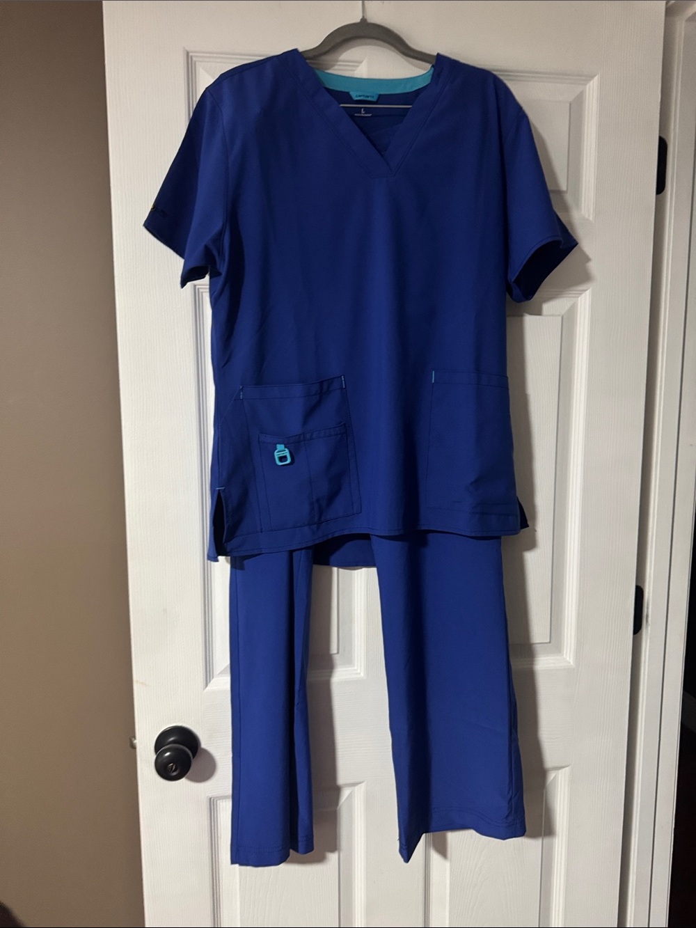 Carhartt Women's Straight Leg Scrub Set - Blue